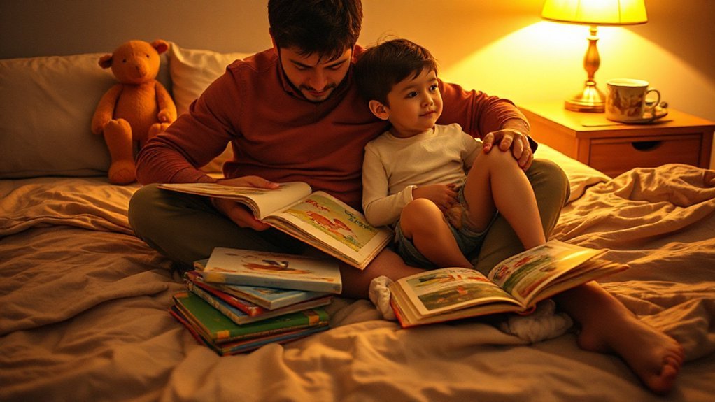 cozy bonding through storytelling