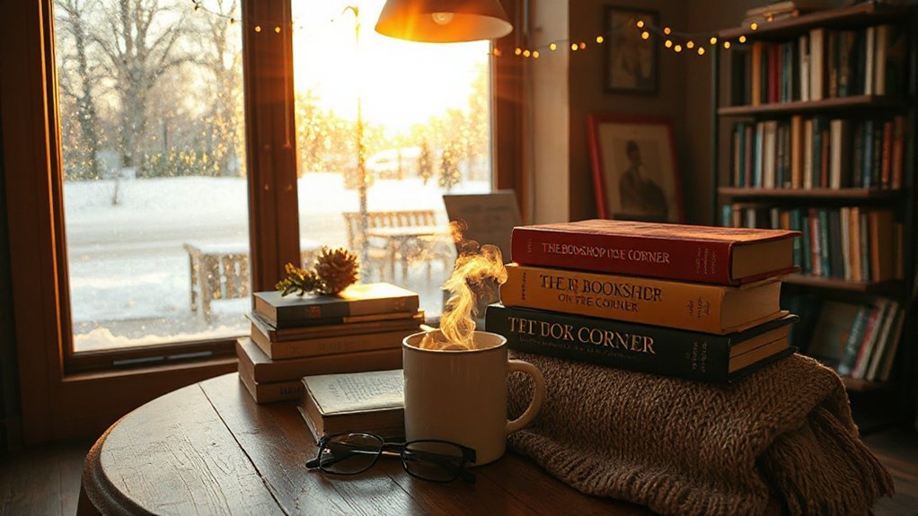 cozy scottish bookshop atmosphere