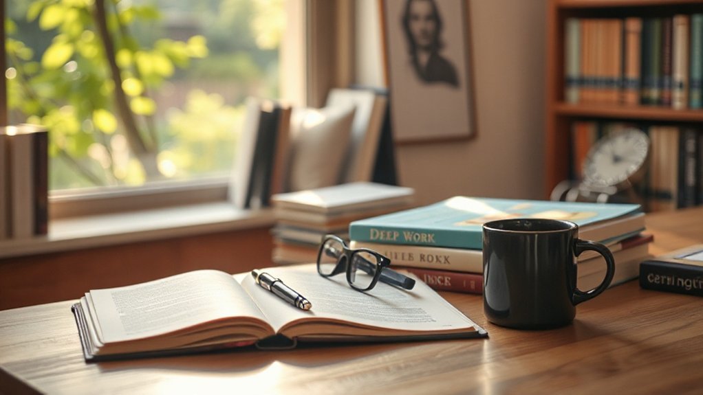 focused distraction free work session