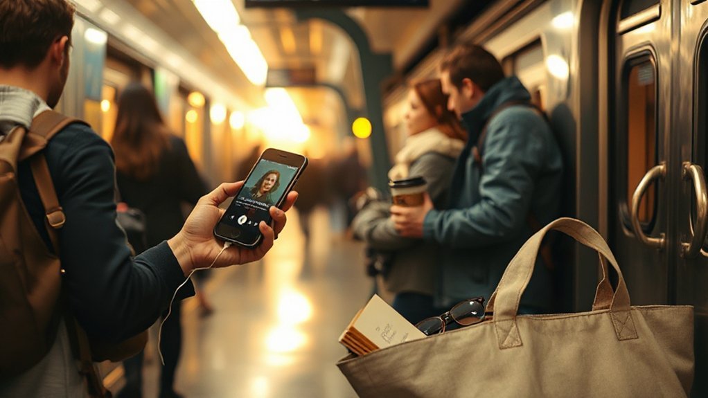hands free audiobook learning