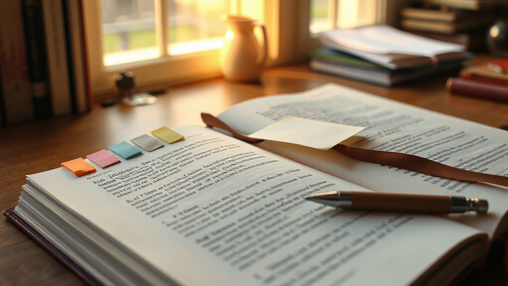 sticky notes enhance organization